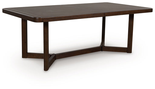 Dilenno - Rectangular Dining Room Extension Table - Dark Brown – Dining Tables with Extensions by Signature Design by Ashley® at Furniture Wholesale Plus , Nashville furniture store