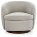Annbury - Swivel Accent Chair - Light Beige – Swivel Chairs by Signature Design by Ashley® at Furniture Wholesale Plus , Nashville furniture store