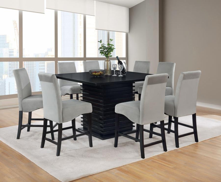 Stanton - Square Counter Height Dining Table Set - Premium 5 Piece Dining Room Sets from CoasterEveryday - Just $1459! Shop now at Furniture Wholesale Plus  We are the best furniture store in Nashville, Hendersonville, Goodlettsville, Madison, Antioch, Mount Juliet, Lebanon, Gallatin, Springfield, Murfreesboro, Franklin, Brentwood