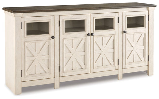 Bolanburg - TV Stand - Premium TV Stands from Signature Design by Ashley® - Just $728! Shop now at Furniture Wholesale Plus  We are the best furniture store in Nashville, Hendersonville, Goodlettsville, Madison, Antioch, Mount Juliet, Lebanon, Gallatin, Springfield, Murfreesboro, Franklin, Brentwood