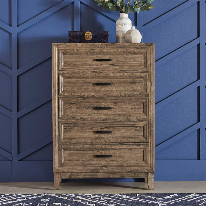 Ridgecrest - 5 Drawer Chest - Cobblestone – Accent Chests by Liberty Furniture at Furniture Wholesale Plus , Nashville furniture store