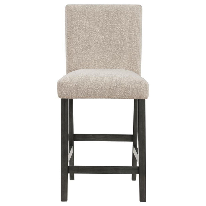 Alba - Boucle Upholstered Counter Height Dining Chair (Set of 2) - Premium Chair Sets from CoasterEveryday - Just $309! Shop now at Furniture Wholesale Plus  We are the best furniture store in Nashville, Hendersonville, Goodlettsville, Madison, Antioch, Mount Juliet, Lebanon, Gallatin, Springfield, Murfreesboro, Franklin, Brentwood