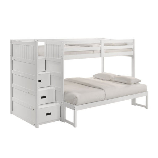 Sami - Step Bunk With Left Headboard – Bunk Beds by Elements International at Furniture Wholesale Plus , Nashville furniture store