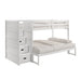 Sami - Step Bunk With Left Headboard – Bunk Beds by Elements International at Furniture Wholesale Plus , Nashville furniture store