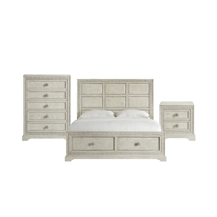 Romilly - Storage Bedroom Set – 3 Piece Bedroom Sets by Elements International at Furniture Wholesale Plus , Nashville furniture store
