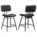Partridge - Leather Counter Chair (Set of 2) - Premium Stool Sets from CoasterElevations - Just $489! Shop now at Furniture Wholesale Plus  We are the best furniture store in Nashville, Hendersonville, Goodlettsville, Madison, Antioch, Mount Juliet, Lebanon, Gallatin, Springfield, Murfreesboro, Franklin, Brentwood