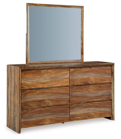 Dressonni - Brown - Dresser And Mirror - Premium Dresser & Mirror from Signature Design by Ashley® - Just $1198! Shop now at Furniture Wholesale Plus  We are the best furniture store in Nashville, Hendersonville, Goodlettsville, Madison, Antioch, Mount Juliet, Lebanon, Gallatin, Springfield, Murfreesboro, Franklin, Brentwood