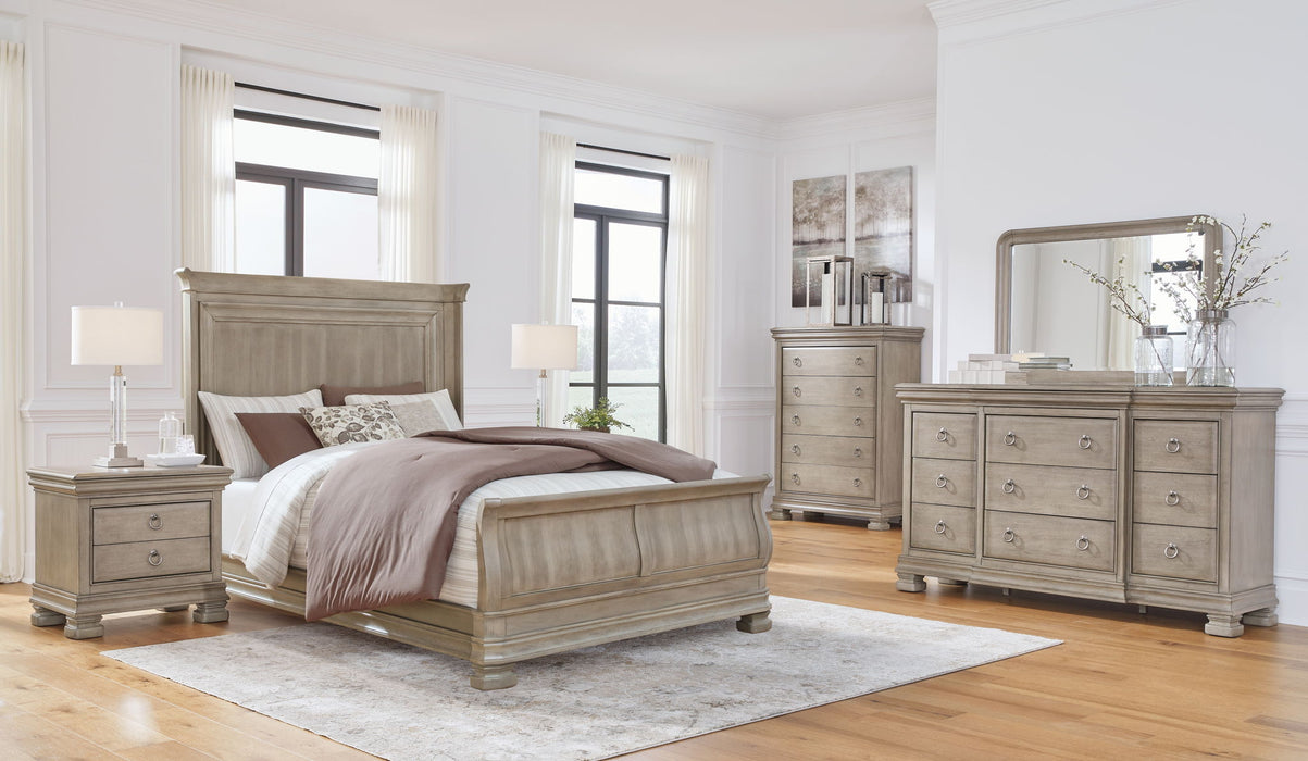 Lexorne - Sleigh Bedroom Set – 4 Piece Bedroom Sets by Signature Design by Ashley® at Furniture Wholesale Plus , Nashville furniture store