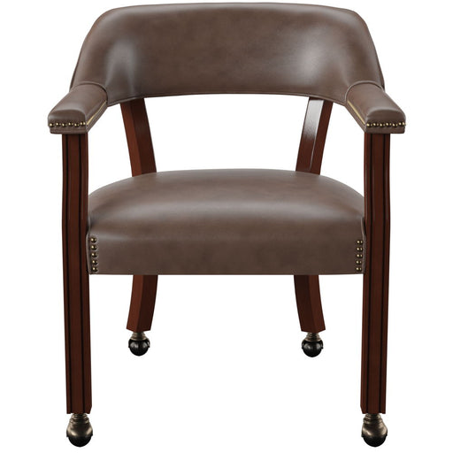 Tournament - Arm Chair With Casters – Arm Chairs by Steve Silver Furniture at Furniture Wholesale Plus , Nashville furniture store