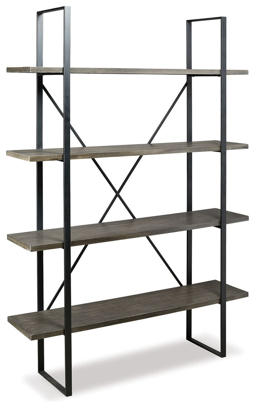 Gilesgrove - Bookcase - Black / Gray – Etageres by Signature Design by Ashley® at Furniture Wholesale Plus , Nashville furniture store