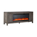 Fireplace TV Consoles - 406 78" Console With Fire FTS - Brown – Fireplace TV Stands by Liberty Furniture at Furniture Wholesale Plus , Nashville furniture store