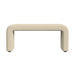 Seqouia - Bench With 2 Stools - Cream – 3 Piece Living Room Sets by Elements International at Furniture Wholesale Plus , Nashville furniture store