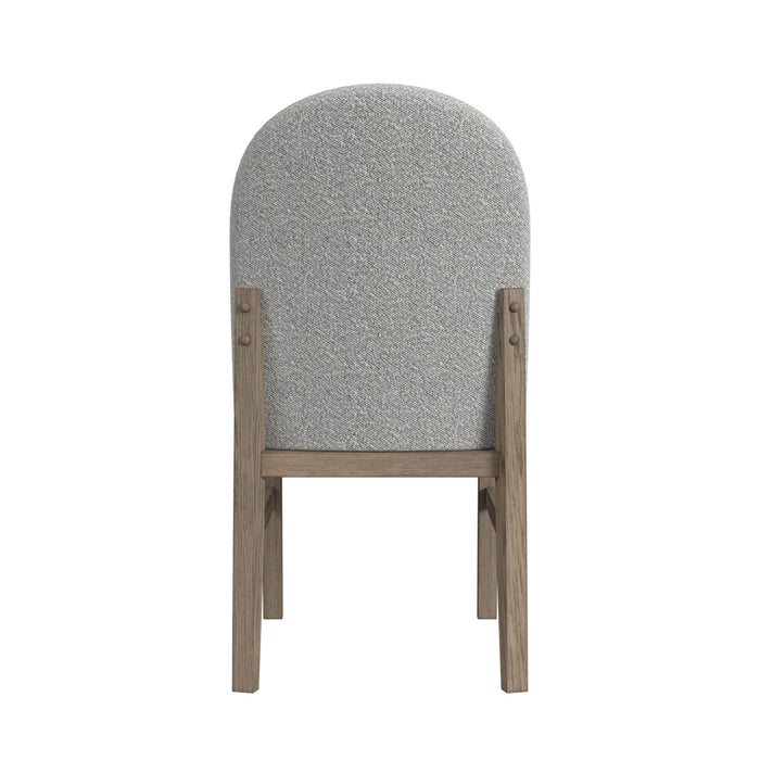 Portland - Round Back Side Chair (Set of 2) - Gray – Chair Sets by Elements International at Furniture Wholesale Plus , Nashville furniture store