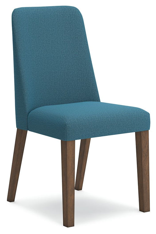 Lyncott - Dining Uph Side Chair (Set of 2) - Blue / Brown – Chair Sets by Signature Design by Ashley® at Furniture Wholesale Plus , Nashville furniture store