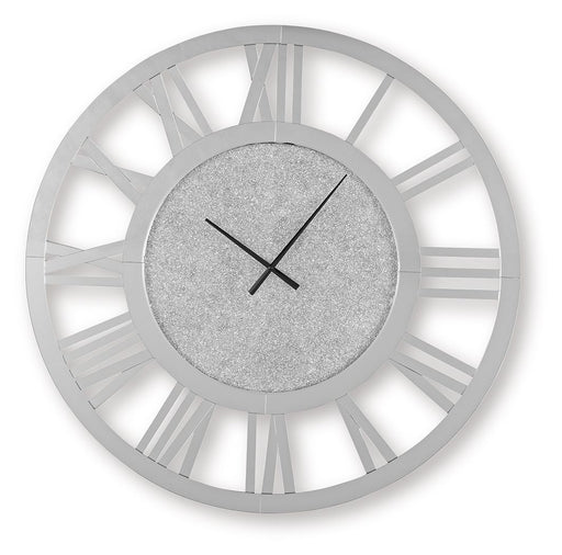Reinport - Mirror - Wall Clock - Premium Wall Clocks from Signature Design by Ashley® - Just $238! Shop now at Furniture Wholesale Plus  We are the best furniture store in Nashville, Hendersonville, Goodlettsville, Madison, Antioch, Mount Juliet, Lebanon, Gallatin, Springfield, Murfreesboro, Franklin, Brentwood