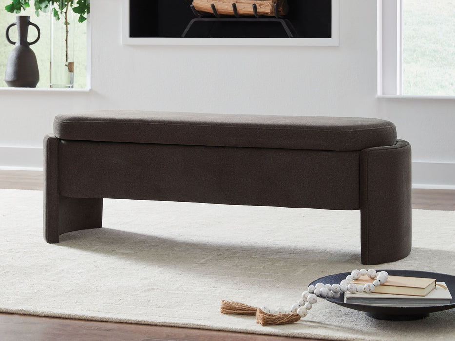 Vavuniya - Storage Bench - Brown – Storage Benches by Signature Design by Ashley® at Furniture Wholesale Plus , Nashville furniture store