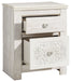 Paxberry - Two Drawer Night Stand - Whitewash – Nightstands by Signature Design by Ashley® at Furniture Wholesale Plus , Nashville furniture store