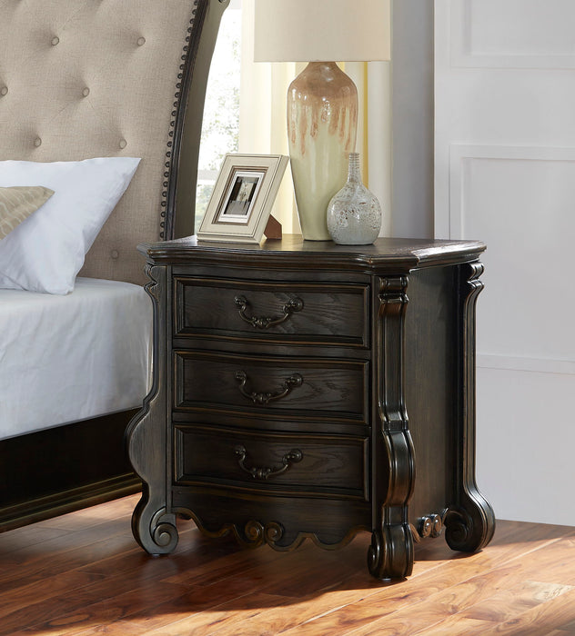 Rhapsody - Nightstand - Dark Brown – Accent Nightstands by Steve Silver Furniture at Furniture Wholesale Plus , Nashville furniture store