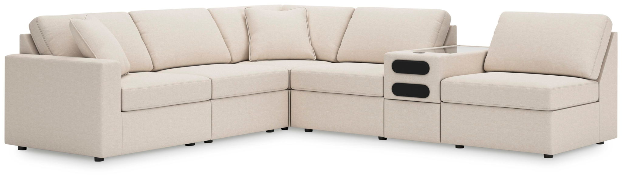 Modmax - Sectional - Oyster – Stationary Sectionals by Signature Design by Ashley® at Furniture Wholesale Plus , Nashville furniture store