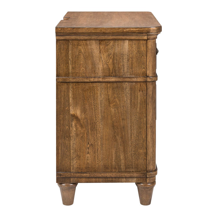 Harrison Heights - Nightstand With Charging Station - Sienna – Nightstands w/ Charging Stations by Liberty Furniture at Furniture Wholesale Plus , Nashville furniture store