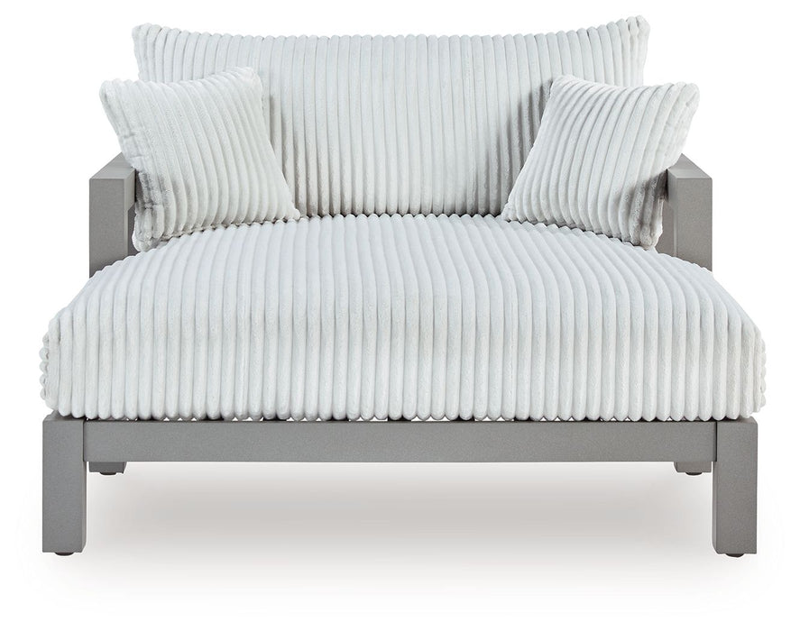 Hurley Park - Gray - Chaise Lounge With Cushion - Premium Chaises from Signature Design by Ashley® - Just $1338! Shop now at Furniture Wholesale Plus  We are the best furniture store in Nashville, Hendersonville, Goodlettsville, Madison, Antioch, Mount Juliet, Lebanon, Gallatin, Springfield, Murfreesboro, Franklin, Brentwood