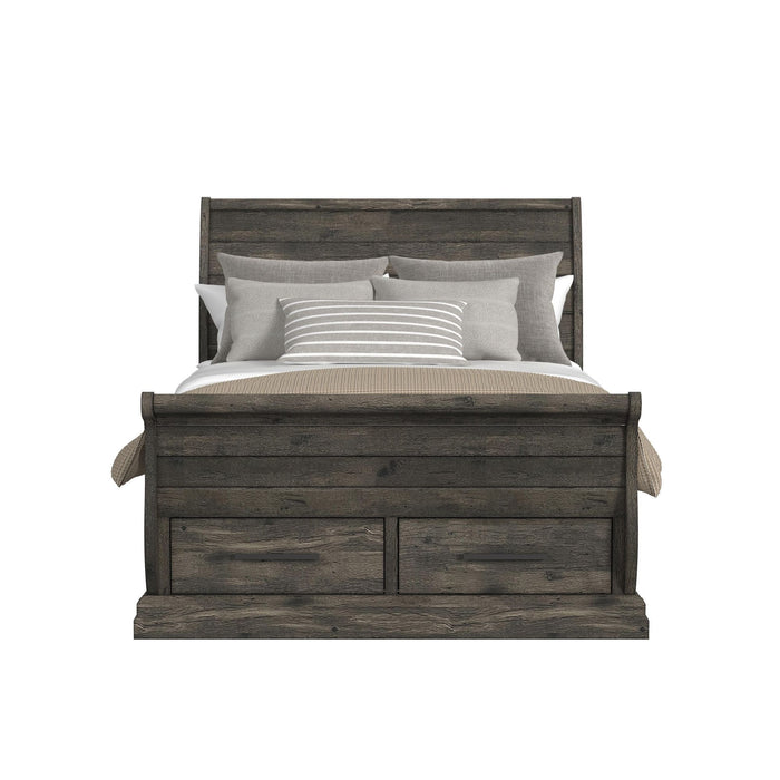 Park Ridge - Sleigh Storage Bed – Storage Beds by Elements International at Furniture Wholesale Plus , Nashville furniture store