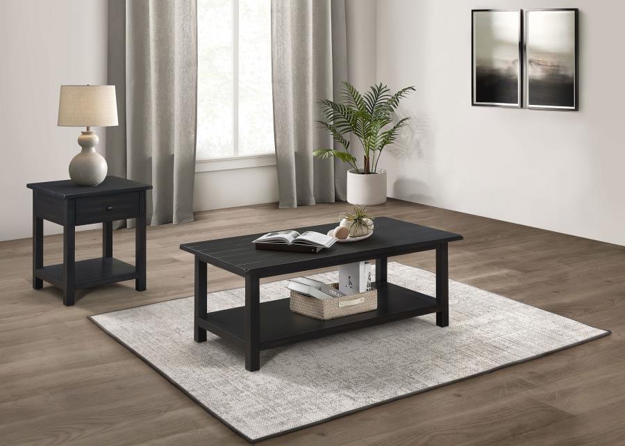 Payne - Coffee And 1-Drawer End Table Set – Table Sets by Coaster Fine Furniture at Furniture Wholesale Plus , Nashville furniture store