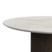 Sylvie - Round Table With White Faux Marble Top And Base – End Tables by Elements International at Furniture Wholesale Plus , Nashville furniture store