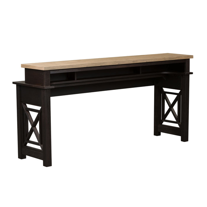Heatherbrook - Console Bar Table - Charcoal & Ash – Console Tables by Liberty Furniture at Furniture Wholesale Plus , Nashville furniture store