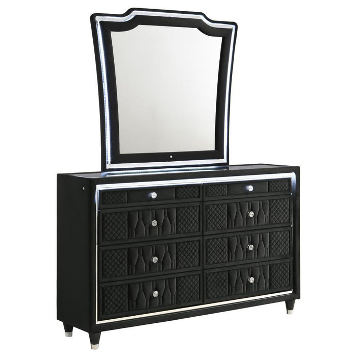 Lorient - 8-Drawer LED Bedroom Dresser Cabinet – Dressers by Coaster Fine Furniture at Furniture Wholesale Plus , Nashville furniture store