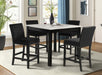 Lennon - Counter Height Table Set – 5 Piece Dining Room Sets by Crown Mark at Furniture Wholesale Plus , Nashville furniture store