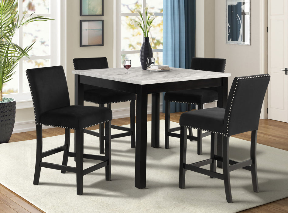 Lennon - Counter Height Table Set – 5 Piece Dining Room Sets by Crown Mark at Furniture Wholesale Plus , Nashville furniture store