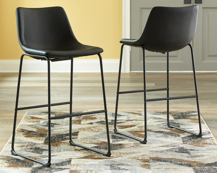 Centiar - Upholstered Barstool (Set of 2) – Stool Sets by Signature Design by Ashley® at Furniture Wholesale Plus , Nashville furniture store