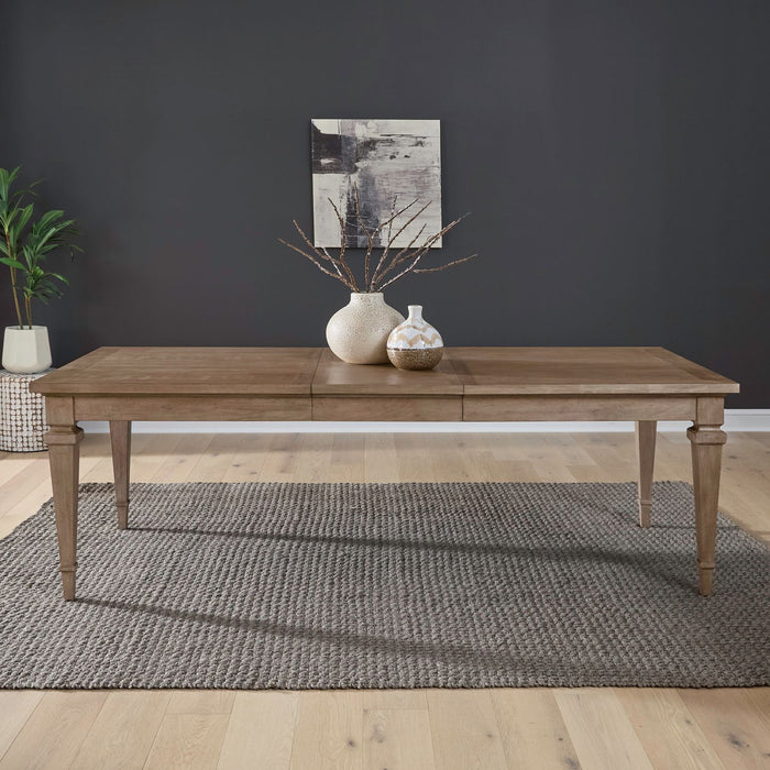 Haven Hills - Rectangular Leg Table - Camel Beige – Dining Tables with Extensions by Liberty Furniture at Furniture Wholesale Plus , Nashville furniture store