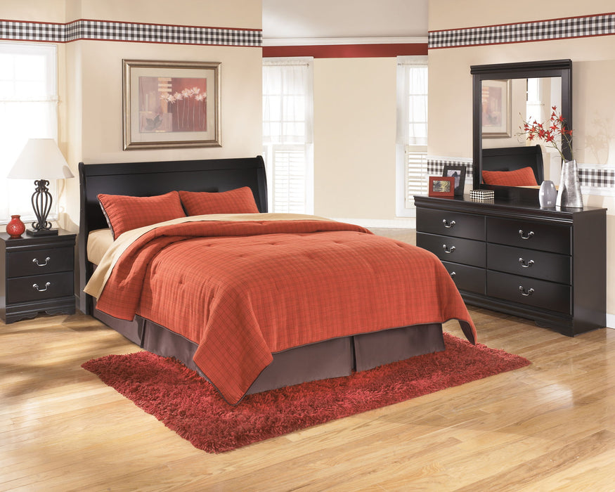 Huey Vineyard - Queen Sleigh Headboard - Black – Sleigh Headboards by Signature Design by Ashley® at Furniture Wholesale Plus , Nashville furniture store