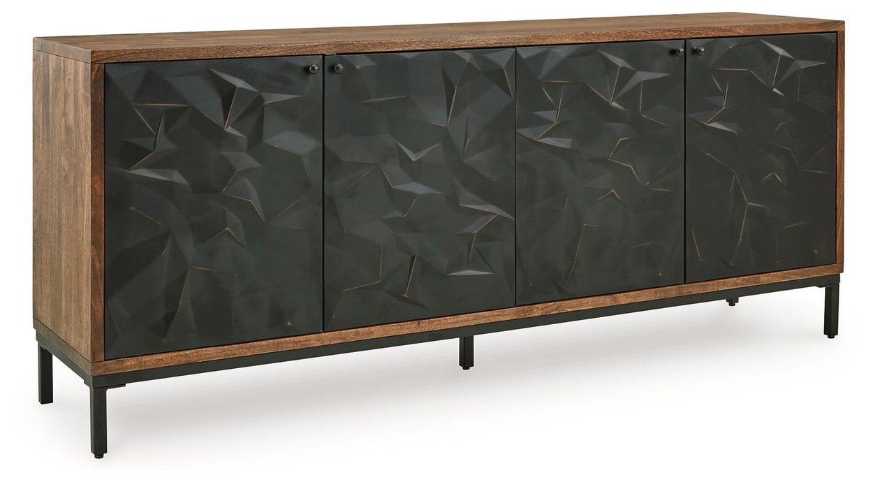 Dorannby - Accent Cabinet - Black / Brown – Accent Cabinets by Signature Design by Ashley® at Furniture Wholesale Plus , Nashville furniture store