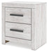 Cayboni - Two Drawer Night Stand - Whitewash – Accent Nightstands by Signature Design by Ashley® at Furniture Wholesale Plus , Nashville furniture store