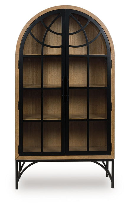 Gwenwich - Accent Cabinet - Natural / Black – Accent Cabinets by Signature Design by Ashley® at Furniture Wholesale Plus , Nashville furniture store