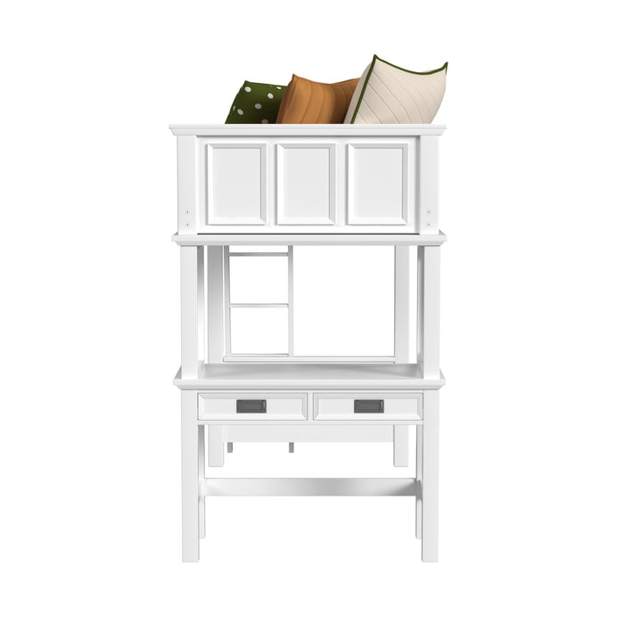 Hampton Kids - Loft With Ladder And Desk With Speaker – Loft Beds by Elements International at Furniture Wholesale Plus , Nashville furniture store