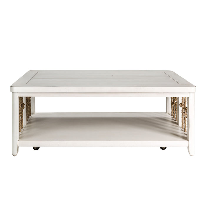 Dockside - 3 Piece Table Set (1 Cocktail 2 End Tables) - White – Table Sets by Liberty Furniture at Furniture Wholesale Plus , Nashville furniture store