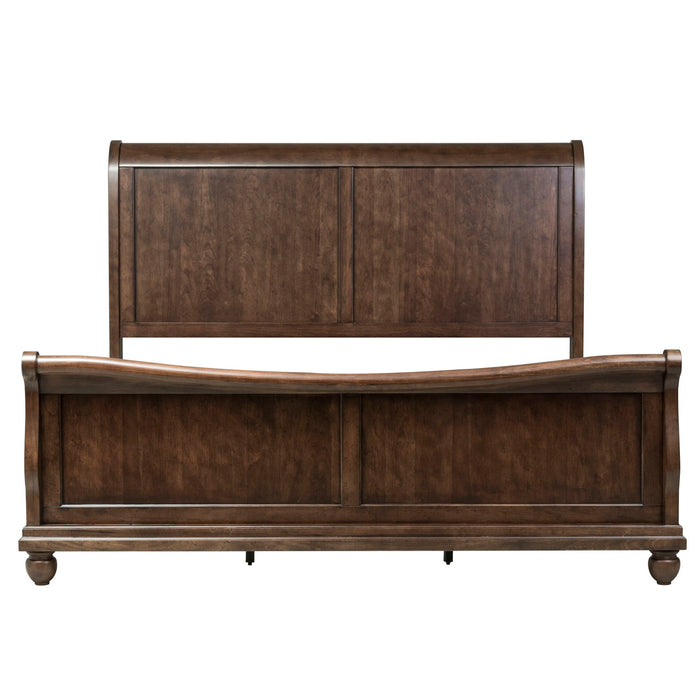 Rustic Traditions - Sleigh Bed – Sleigh Beds by Liberty Furniture at Furniture Wholesale Plus , Nashville furniture store