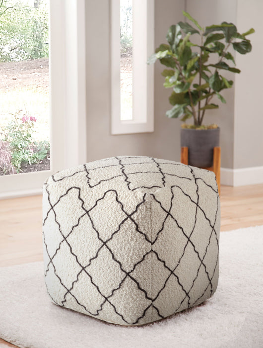 Lattice - Square Pouf - Beige - Premium Accent Poufs from Steve Silver Furniture - Just $109! Shop now at Furniture Wholesale Plus  We are the best furniture store in Nashville, Hendersonville, Goodlettsville, Madison, Antioch, Mount Juliet, Lebanon, Gallatin, Springfield, Murfreesboro, Franklin, Brentwood