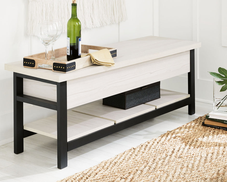 Rhyson - Storage Bench – Storage Benches by Signature Design by Ashley® at Furniture Wholesale Plus , Nashville furniture store