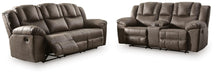 Lowilla - 2 Pc. - Reclining Sofa And Loveseat - Driftwood – Reclining Sofas & Loveseats by Signature Design by Ashley® at Furniture Wholesale Plus , Nashville furniture store