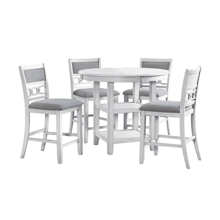 Amherst - Counter Height Dining Set – 5 Piece Dining Room Sets by Elements International at Furniture Wholesale Plus , Nashville furniture store