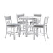 Amherst - Counter Height Dining Set – 5 Piece Dining Room Sets by Elements International at Furniture Wholesale Plus , Nashville furniture store