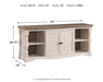Havalance - Extra Large TV Stand - 2 Doors - Brown / Beige – TV Stands by Signature Design by Ashley® at Furniture Wholesale Plus , Nashville furniture store