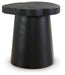 Wimbell - Round End Table - Black – End Tables by Signature Design by Ashley® at Furniture Wholesale Plus , Nashville furniture store