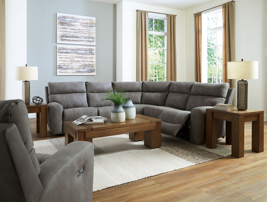 Next-Gen Durapella - Power Reclining Sectional Set – 6 Piece Living Room Sets by Signature Design by Ashley® at Furniture Wholesale Plus , Nashville furniture store