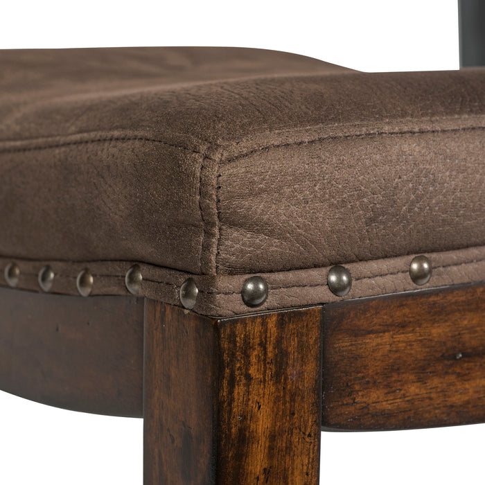 Aspen Skies - Uph Console Stool – Counter Height (24"-27") by Liberty Furniture at Furniture Wholesale Plus , Nashville furniture store